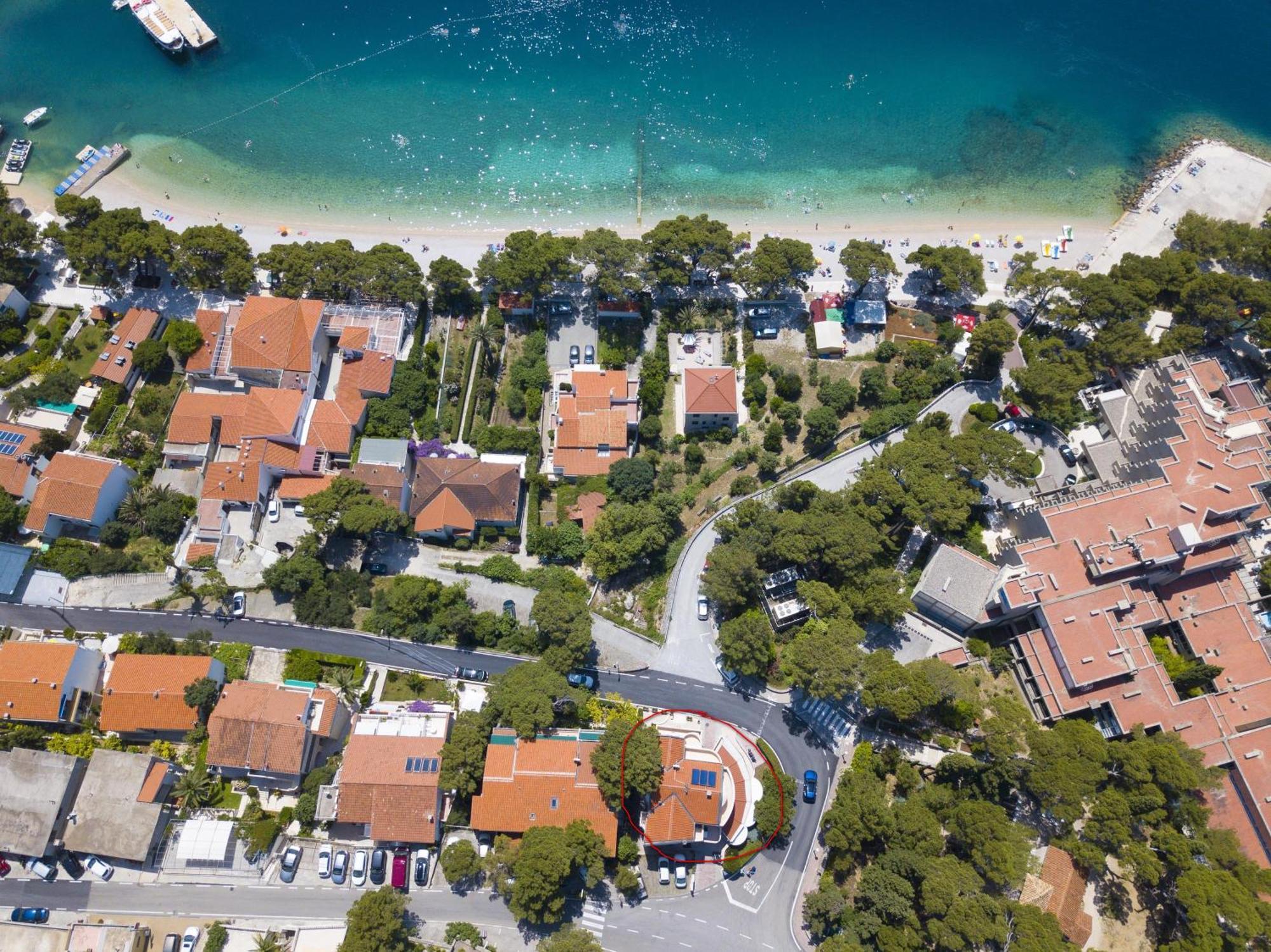 Villa Dalmatino Brela Exteriör bild